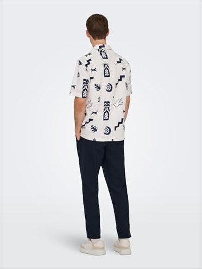 Only & Sons ONSLEO CROP LINEN MIX 0048 PANT Pantolon Erkek