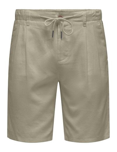 Only & Sons ONSLEO LINEN MIX 0048 SHORTS Şort Erkek