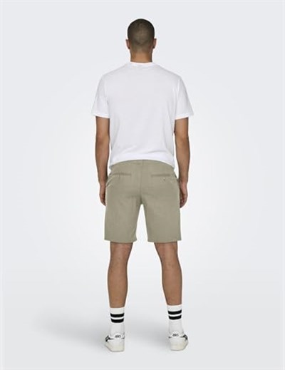 Only & Sons ONSLEO LINEN MIX 0048 SHORTS Şort Erkek