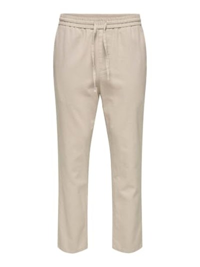 Only & Sons Onslinus Crop 0007 Cot Lin Pnt Noos Kumaş pantolon Erkek