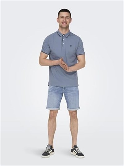 Only & Sons ONSPLY MBD 8772 TAI DNM SHORTS NOOS Şort Erkek