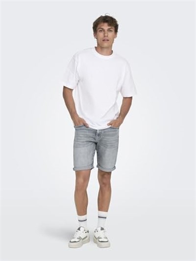 Only & Sons ONSPLY MGD 8774 TAI DNM SHORTS NOOS Şort Erkek