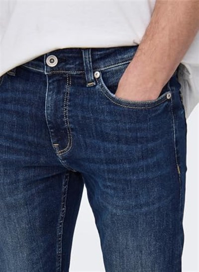 Only & Sons ONSWARP SKINNY DB 9096 DCC DNM NOOS Jean Erkek