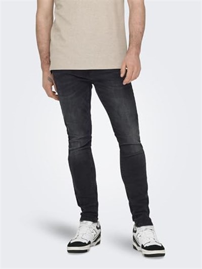 Only & Sons ONSWARP SKINNY WB 9095 DIA DNM NOOS Jean Erkek