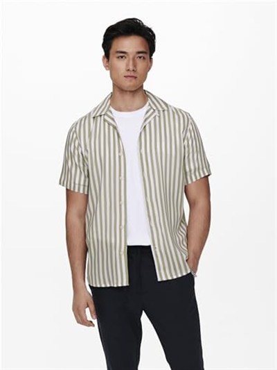 Only & Sons ONSWAYNE LIFE SS VISCOSE SHIRT NOOS Gömlek Erkek