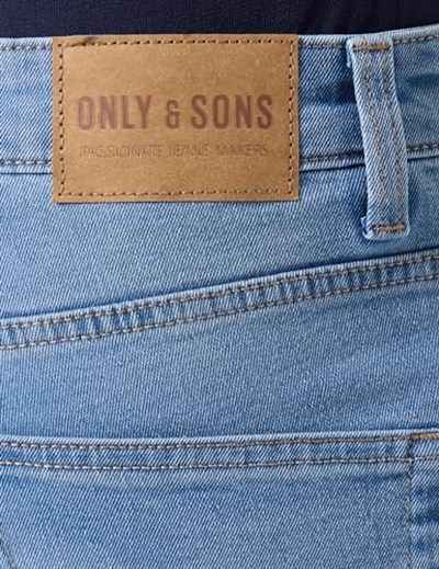 Only & Sons ONSWEFT LBD 8005 PIM DNM SHORTS Şort Erkek