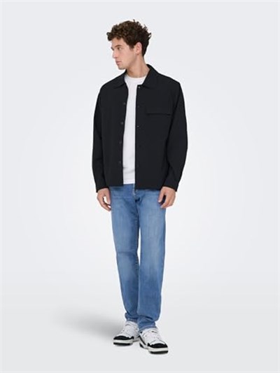 Only & Sons Onsweft Reg. M. Blue 6755 Dnm Jeans NoosDar kesim kot pantolonErkek