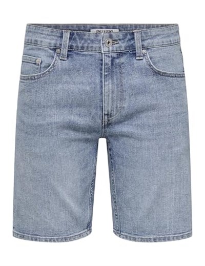 Only & Sons Regular Fit Jean Şort, 22032927