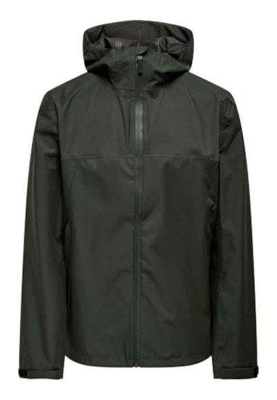Only & Sons Su Geçirmez Ceket, L, 22031606, Peat, Erkek