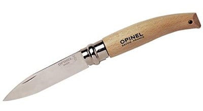 Opinel Inox 8 No Kayın Saplı Paslanmaz Bağ Çakısı