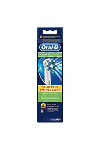 Oral-B Cross Action Diş Fırçası Yedek Başlığı, 4 Adet