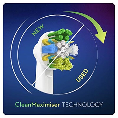 Oral-B FlossAction CleanMaximiser teknolojili yedek başlıklar, 5 adet - Seçenekler: 4 adet, 5 Stück (1er Pack)