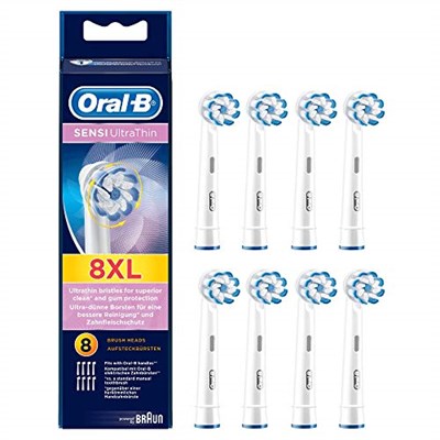 Oral-B için yedek fırça elektrikli diş fırçası Sensi Clean, 80297976 , , 8 Stück, ,, 1 , 8