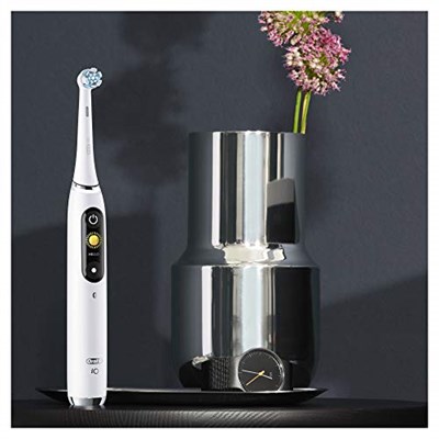 Oral-B iO 9 elektrikli diş fırçası / elektrikli diş fırçası devrim niteliğinde mıknatıs teknolojisi ve mikro titreşim, 7 temizleme programı, 3D diş yüzeyi analizi, renkli ekran ve şarj seyahat kılıfı,