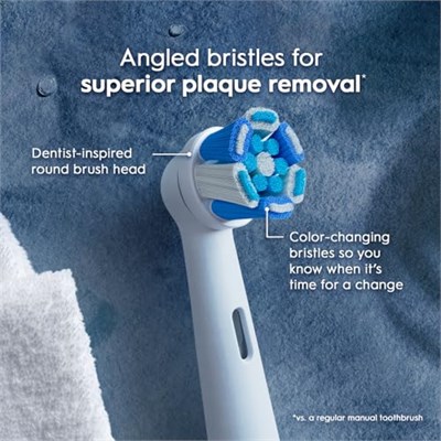 Oral-B iO Serisi Elektrikli Diş Fırçaları için iO Serisi Ultimate Clean Yedek Fırça Kafası, Siyah, (4lü Paket) - Seçenekler: 1 Count (Pack of 4), 6 Count (Pack of 1)