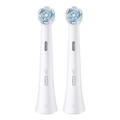 Oral-B iO Ultimate Clean Yedek Fırça Başlıkları, Beyaz, 2 Adet