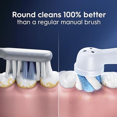 Oral-B iO Ultimate Clean Yedek Fırça Başlıkları, Beyaz, 2 Adet