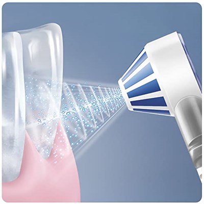 Oral-B OxyJet takma başlığı, yenilikçi mikro hava kabarcığı teknolojisi ile hedefli temizlik için, 4 adet, ED17-4, çok renkli