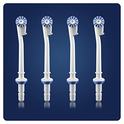 Oral-B OxyJet takma başlığı, yenilikçi mikro hava kabarcığı teknolojisi ile hedefli temizlik için, 4 adet, ED17-4, çok renkli