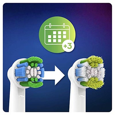 Oral-B Precision Clean elektrikli diş fırçası başlığı, optimum diş bakımı için CleanMaximiser kıllı, 8 adet (tekli paket)
