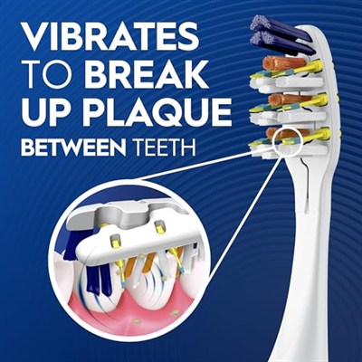 Oral-B Pro-Health Pulsar Pil Diş Fırçası, Yumuşak, Mavi, 2 Adet (1li Paket)