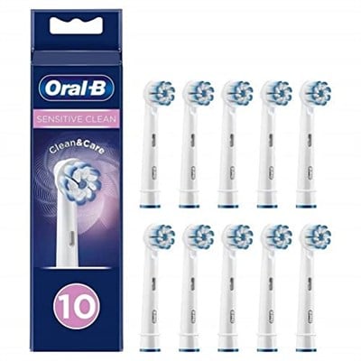 Oral-B Sensitive Clean Diş Fırçası Yedek Başlığı, 10 Adet