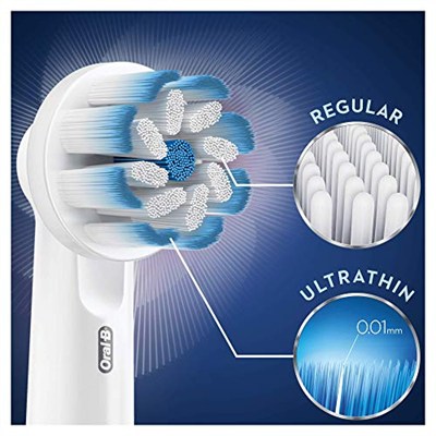 Oral-B Sensitive Clean Diş Fırçası Yedek Başlığı, 10 Adet