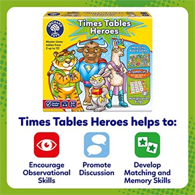 Orchard Toys TIMES TABLES HEROES 6-9 YAŞ
