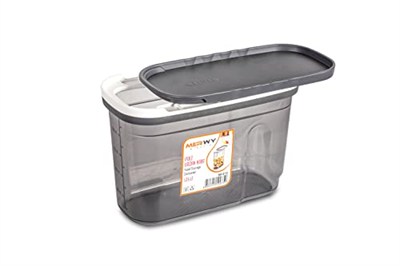 Orchid Foly Life Hava Geçirmez Yemek Hazırlama Saklama Kutusu 1250 ml Kilitli Kapaklı Yeniden Kullanılabilir Plastik Gıda Saklama Kabı, İstiflenebilir Mutfak Düzenleyici Kutuları, BPA İçermez ve