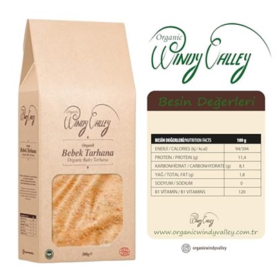 Organic Windy Valley Bebek Tarhana/Ecocert sertifikalı (500 Gr)