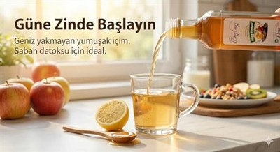 Organic Windy Valley Organik Elma Sirkesi (Sirke Analı) / Apple Vinegar (With the Mother) (500ml), ECOCERT Sertifikalı & İzlenebilir - İçimlik, Cam Şişe