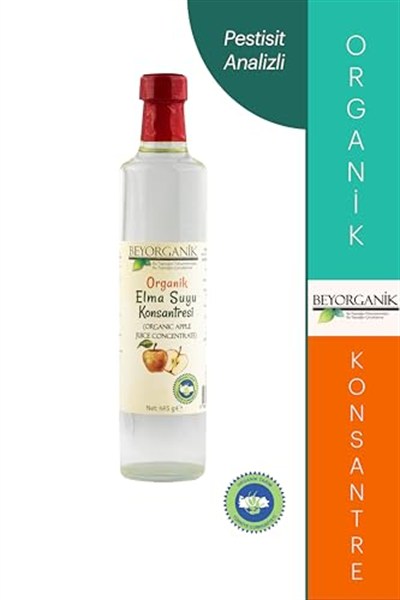 Organik Elma Suyu Konsantresi%100 Elma 685gr