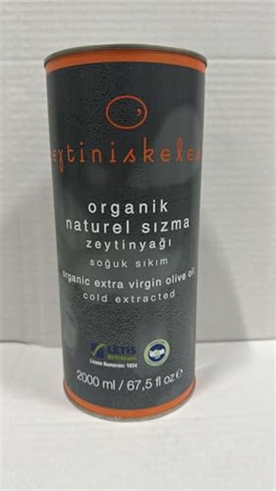 Organik Natürel Sızma Zeytinyağı 2000 ml Teneke