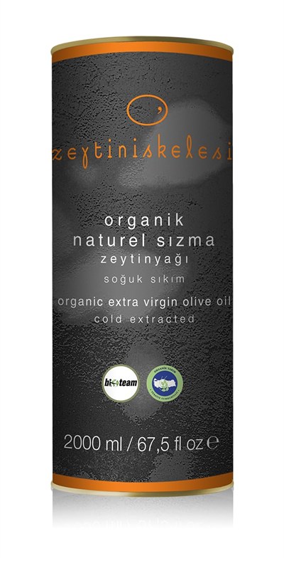 Organik Natürel Sızma Zeytinyağı 2000 ml Teneke