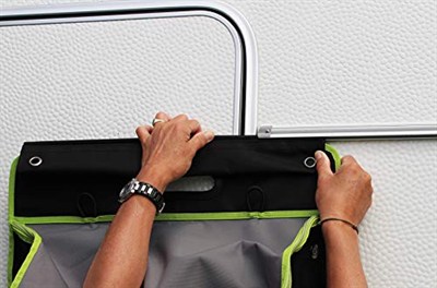 organizer Oxford large 53 x 80 cm polyester black/lime