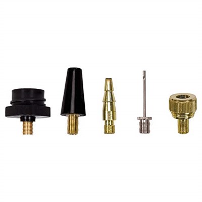 Orijinal Einhell 8 Parça Kompresör Aksesuar Seti (metal top iğnesi ve bisiklet lastikleri için supap adaptörü dahil) - 4139695