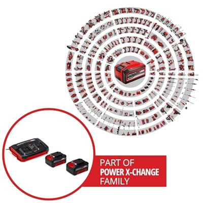 Orijinal Einhell Power X-Change Başlangıç Kiti Akü ve Şarj Cihazı (Li-Ion, 18 V, 2 x 4.0 Ah akü ve Twincharger şarj cihazı, tüm Power X-Change cihazları ile uyumlu) - 4512112