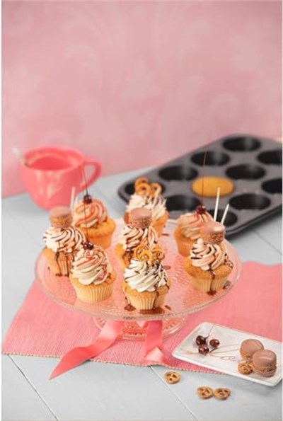 Orret Home 12’li Muffin ve Cupcake Fırın Tepsisi – Yapışmaz Metal Kek Kalıbı, 12 Gözlü Muffin Kabı, Cup Cake Pişirme Tepsisi, Fırın Uyumlu Kek Kalıbı - Seçenekler: 6 Gözlü, 12 Gözlü