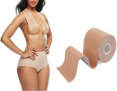 Orret Home 4Cm X 5M Göğüs Kaldırma Ve Şekillendirme Bandı,Meme Kaldırıcı Bant,Sarkık Göğüs Giderici Toplarayıcıcı Yapışkanlı Şerit Bant
