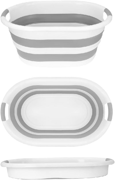Orret Home Katlanabilir Plastik Çamaşır Selesi Sepeti, Çok Amaçlı Katlanabilir Oyuncak Sepeti, Hafif ve Dayanıklı, Mükemmel Organizasyon ve Depola - Seçenekler: 27 Litre, 40 Litre, Maşrapa, Bulaşıklık
