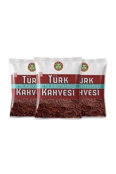 Orta Kavrulmuş Türk Kahvesi 100 gr 3lü Paket