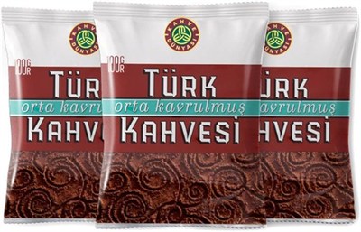 Orta Kavrulmuş Türk Kahvesi 100 gr 3lü Paket
