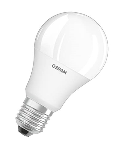 OSRAM STAR+ RGBW LED lamba E27 tabanlı, RGB renkleri uzaktan kumanda ile değiştirilebilir, 9 W, klasik ampul şekli, 60 W ampul için yedek, mat, LED retrofit RGBW lambalar uzaktan kumandalı, tek paket