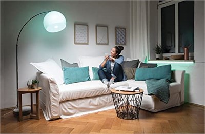 OSRAM STAR+ RGBW LED lamba E27 tabanlı, RGB renkleri uzaktan kumanda ile değiştirilebilir, 9 W, klasik ampul şekli, 60 W ampul için yedek, mat, LED retrofit RGBW lambalar uzaktan kumandalı, tek paket