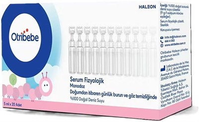 Otribebe Monodoz 5 ml 20li Flakon İzotonik Deniz Suyu