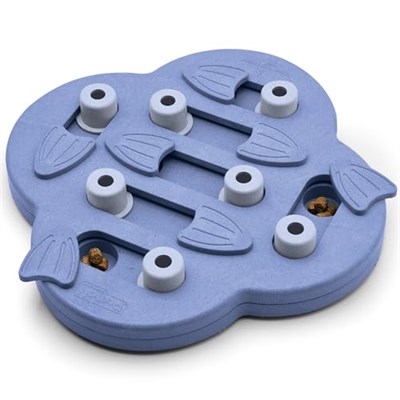 Outward Hound Nina Ottosson by Dog Hide N Slide Purple Interactive Treat Puzzle Dog Toy - Seçenekler: Seviye 2 (Orta Seviye), Seviye 4 (Uzman), Ekstra parçalar...