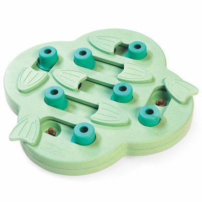 Outward Hound Nina Ottosson Yavru Köpek Hide n Slide - Köpekler için Etkileşimli Ödül Düşünme Oyuncağı - Yeşil - Seçenekler: Seviye 2 (Orta Seviye), Ekstra parçalar