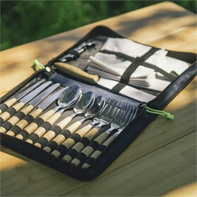 Outwell Morella Picnic Cutlery Set Premium Kamp & Piknik Çatal Bıçak Takımı