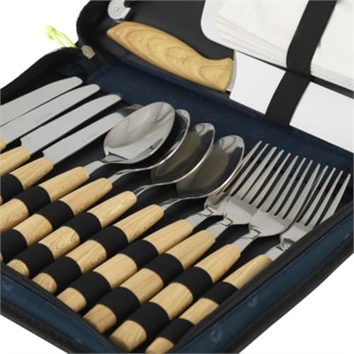 Outwell Morella Picnic Cutlery Set Premium Kamp & Piknik Çatal Bıçak Takımı