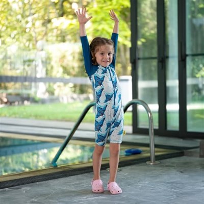 Owli SunSafe UV Korumalı Swimsuit Mayo Manta Ray 5-6 Yaş